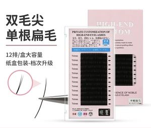 0.15单根扁毛根婴儿直婴儿弯弯0.20轻羽空气扁毛嫁接密排种植睫毛
