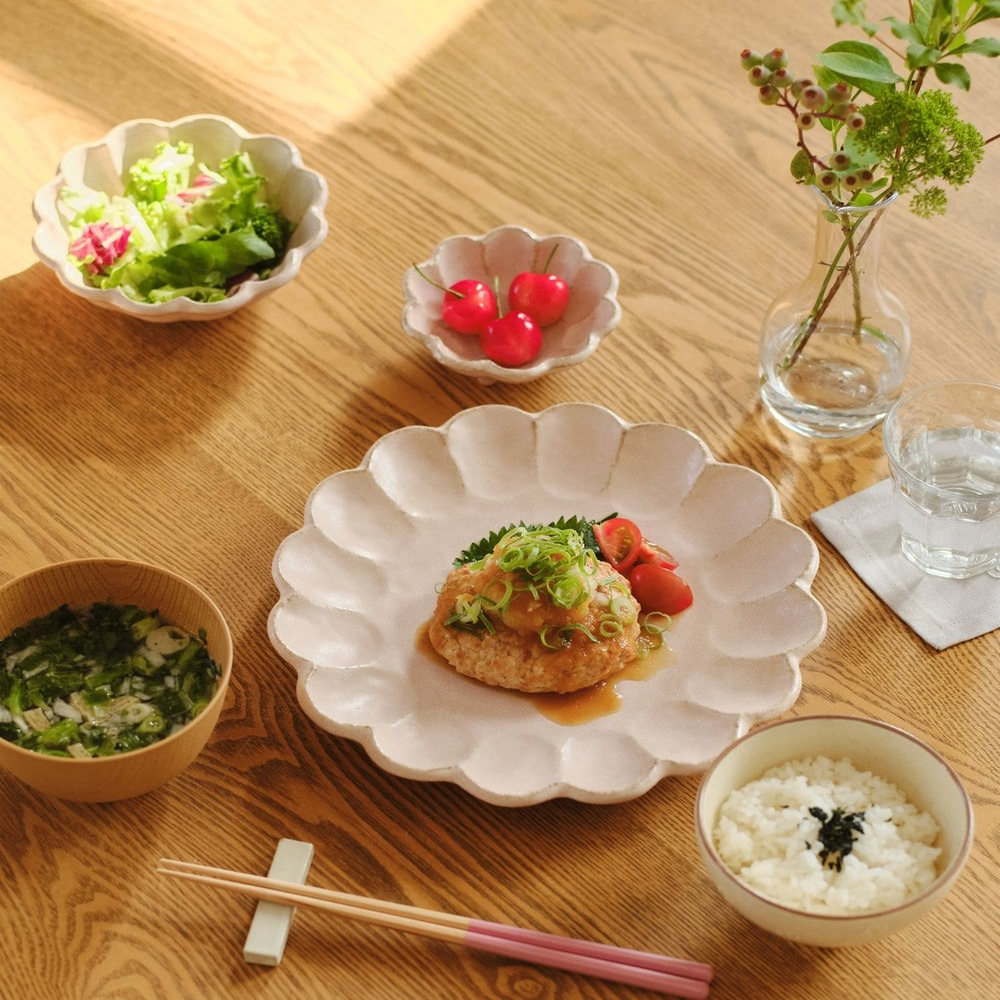 日本制美浓烧手工复古梨花粗陶