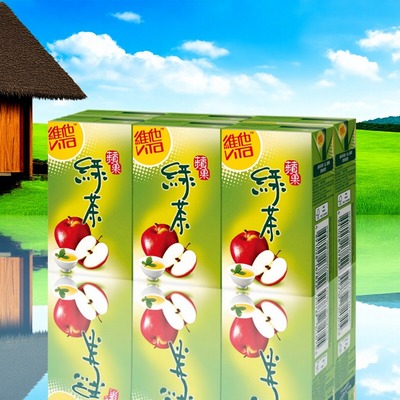 维他苹果绿茶果味饮料饮品