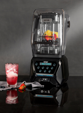 瑟诺SJ-72EC破壁机商用奶茶店多功能碎冰冰沙机低音辅食料理机