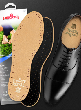 pedag进口羊皮鞋垫植鞣革大黄靴redwing缓冲舒适商务皮鞋薄鞋垫男