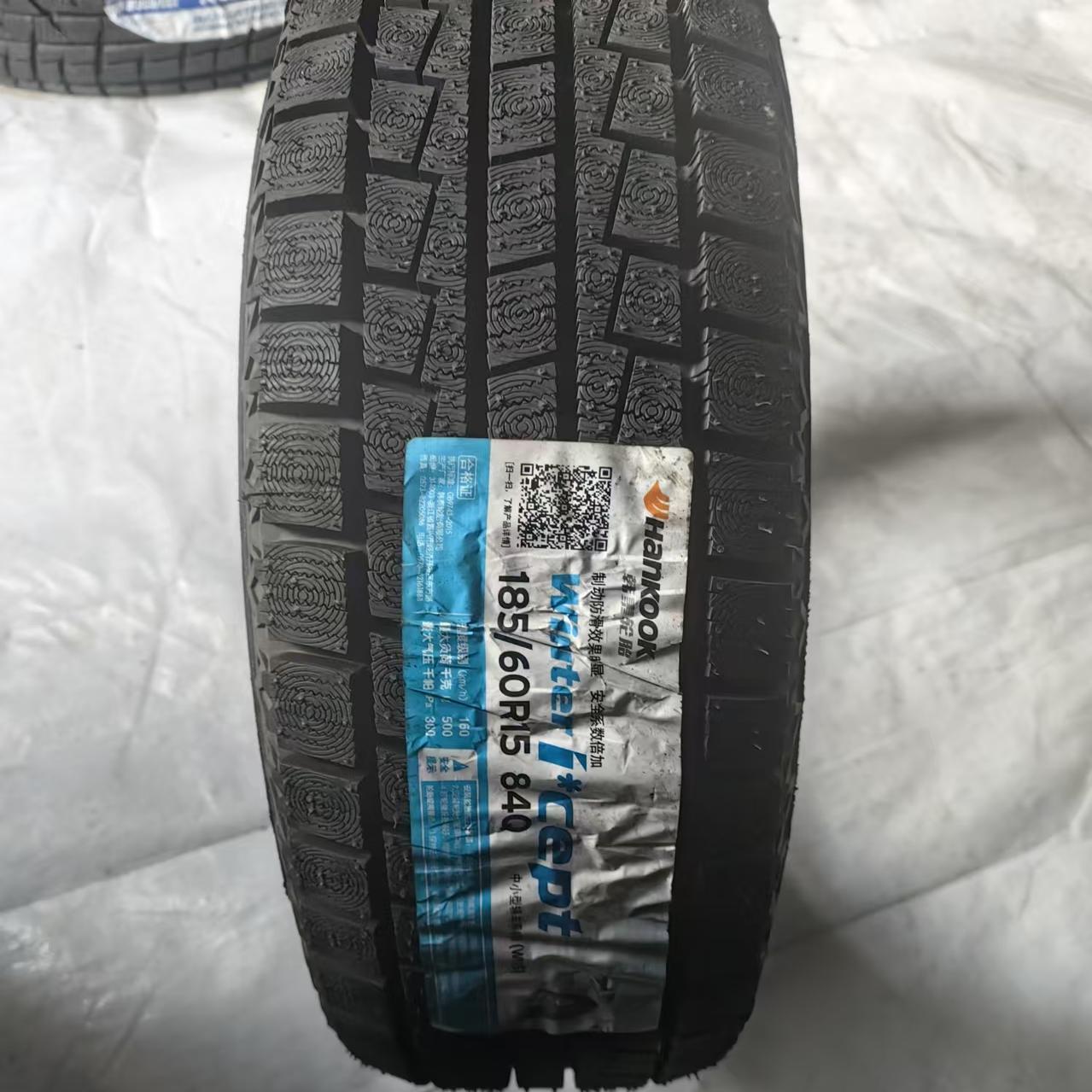 185 60 15韩泰冰雪防滑轮胎185/60R15 W605 84Q冬季专用雪地胎