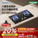 老板星辰系列20B2A天然气燃气灶家用双灶台猛火液化气灶具补贴