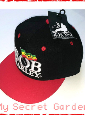 現貨 BOB MARLEY Snapback Cap 英國官方黑色休闲樂隊 鸭舌棒球帽