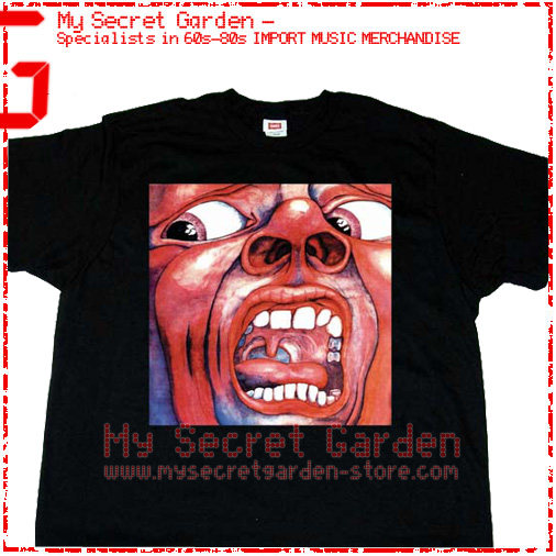 訂購king crimson in the court of美国入口乐队短袖t恤tee shirt