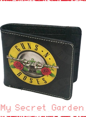 现货 GUNS N ROSES Wallet英國官方銀包 錢包 槍炮與玫瑰Rocksax