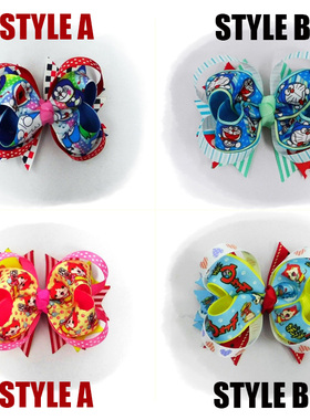 現貨哆啦A夢  妖怪手表 地縛貓 动漫蝴蝶结卡通髮夾头箍Hair Clip