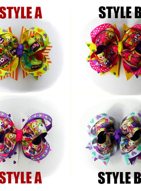 現貨 波利口袋 梦幻魔法师蝴蝶结 卡通髮夾头箍Hair Clip儿童发饰