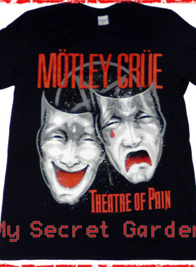 現貨 MOTLEY CRUE Theatre Of Pain 搖滾乐队英國官方T恤 Shirt