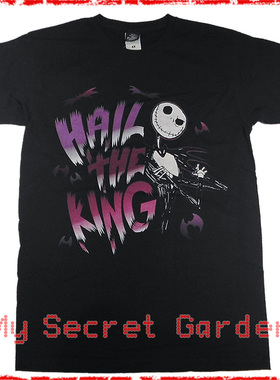 現貨 NIGHTMARE BEFORE CHRISTMAS圣诞夜惊魂电影蒂姆伯顿官方T恤