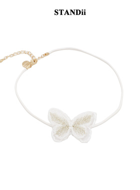 STANDii设计感立体蝴蝶项链女高级感颈链锁骨链choker
