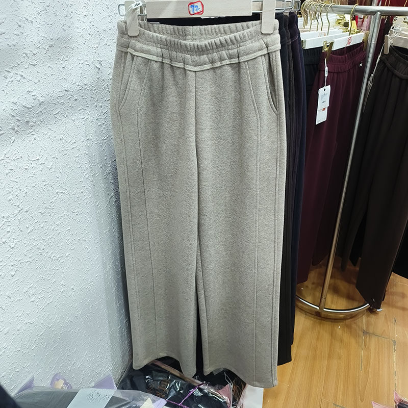AEH A1225冬女厚款羊毛阔腿裤高腰弹力外穿直筒休闲长裤子福太太,女装/女士精品,休闲裤,淘宝优惠券,粉丝福利购,淘宝优惠卷