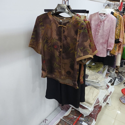 丝绸缎馨克丽1571妈妈装套装