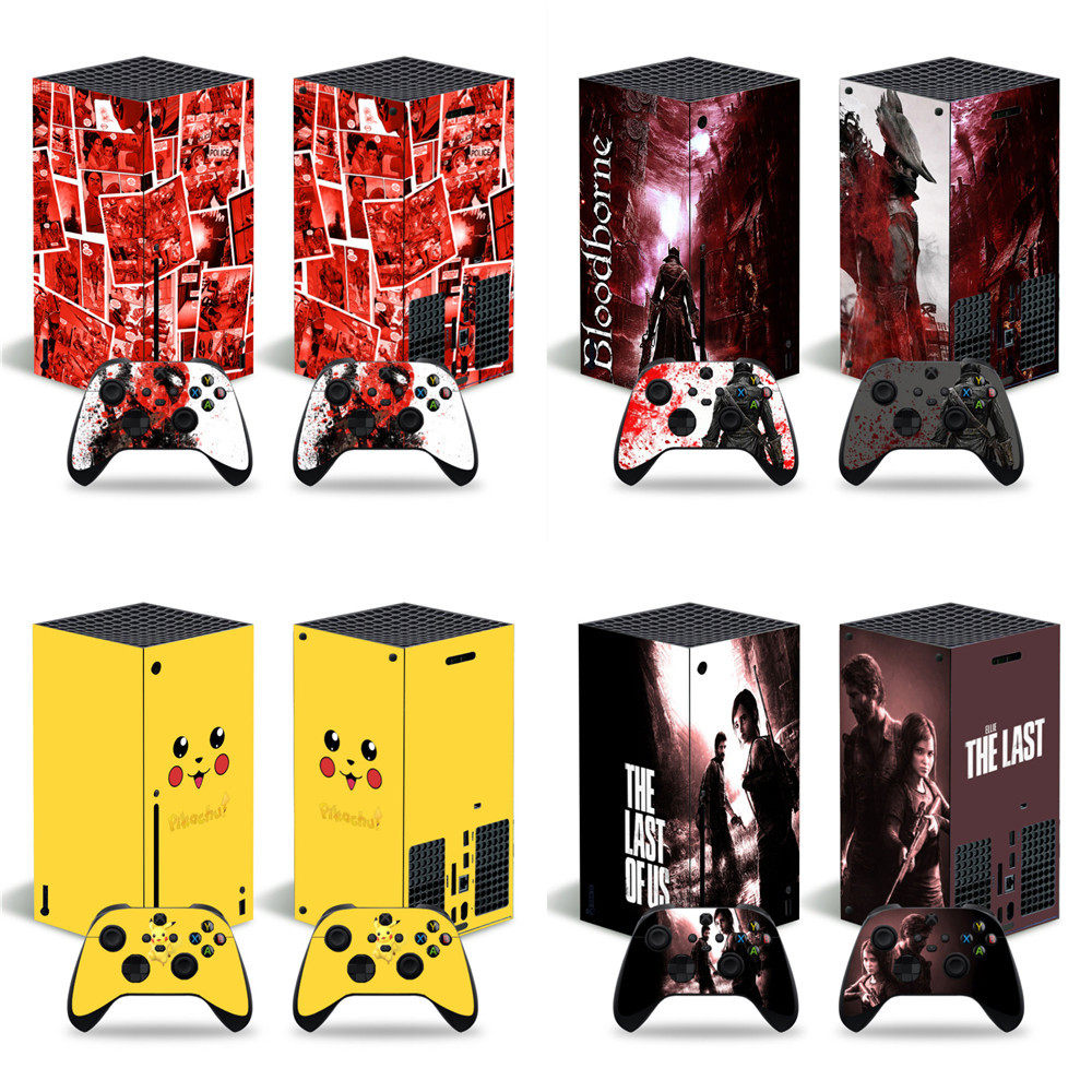 xbox series x游戏机全身贴纸 保护贴  贴纸 机身贴纸 2个手柄贴