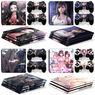 Skin PS4 游戏机贴纸可来图高清贴纸贴膜 足球龙 pro Sticker