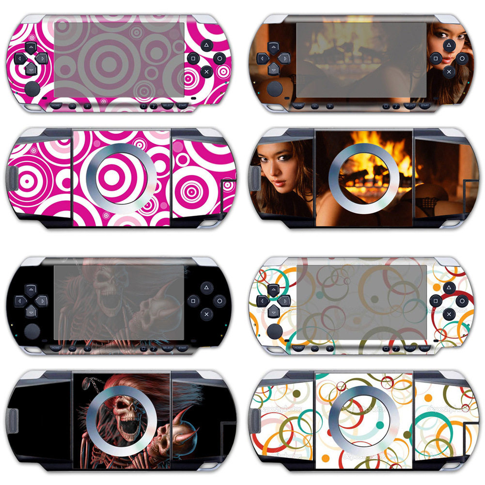 PSP 1000游戏机 炫彩贴 纸 痛贴 痛机贴 彩膜 skin sticker