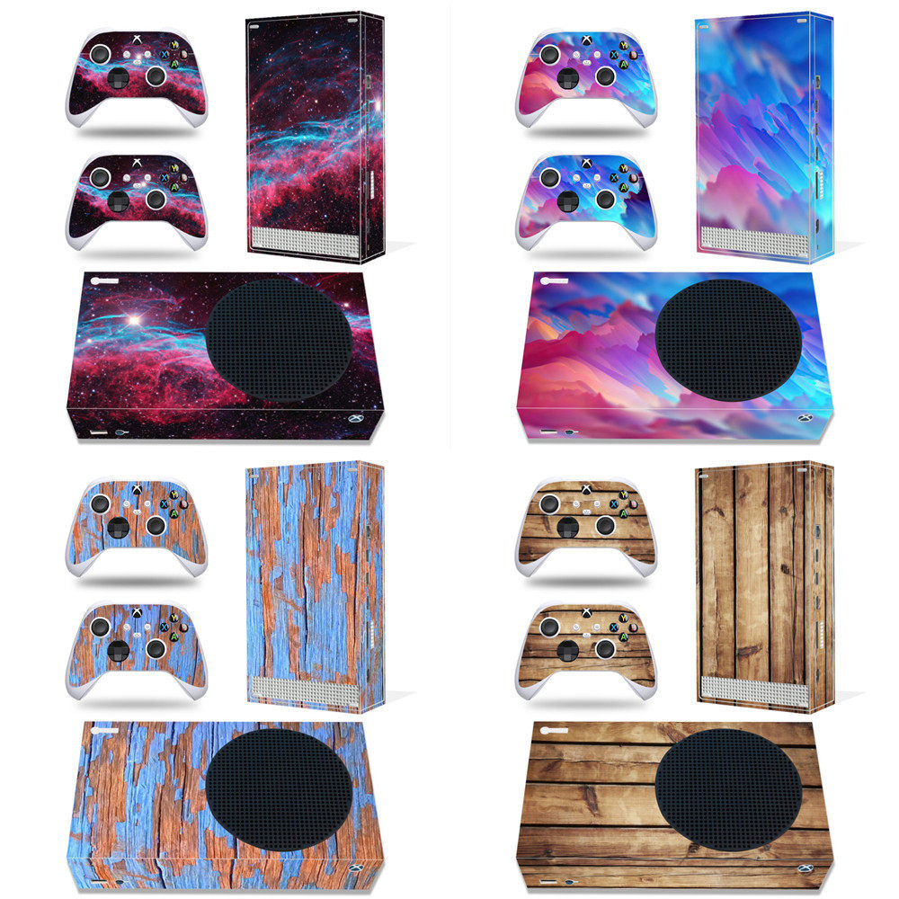 XBOX Seires s游戏机全身贴纸 彩贴 支持  星空木纹彩膜