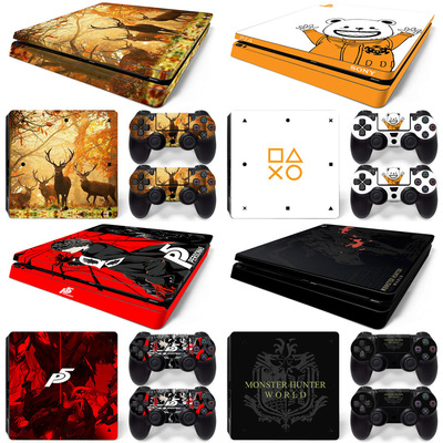 PS4 Slim 游戏机全身贴纸 炫酷全身贴 彩贴 女神异闻录5 persona5