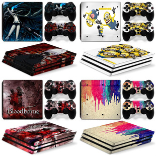 PS4 Pro游戏机全主机贴纸PRO贴纸游戏主机贴多款可来图
