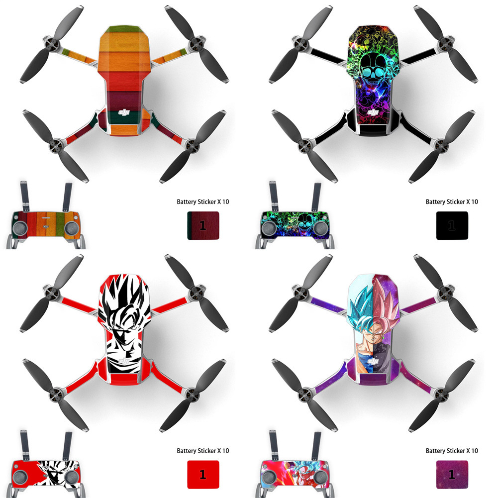 御mini贴纸贴膜不留胶适用于大疆御Mini1代贴纸贴膜无人机MAVIC