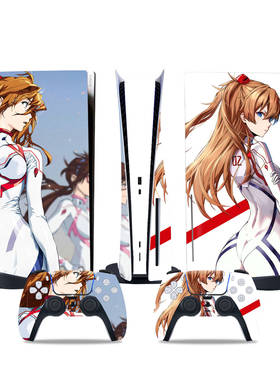 PS5贴纸 光驱版 数字版 PS5保护膜 手柄贴 日本动漫美女 sticker