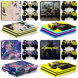 pro 游戏机贴纸 彩贴 全身贴纸保护膜贴纸 PS4 Skin Sticker