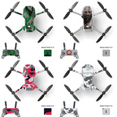 适用于大疆御Mini1代贴纸贴膜无人机MAVIC御mini机身贴膜不留胶