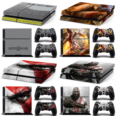 PS4 游戏机彩贴  god of war战神 彩膜 贴纸全身痛贴手柄贴