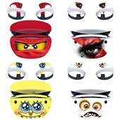 彩贴PS5 2眼镜头盔全包贴纸 VR2贴膜虚拟现实机身贴膜保护