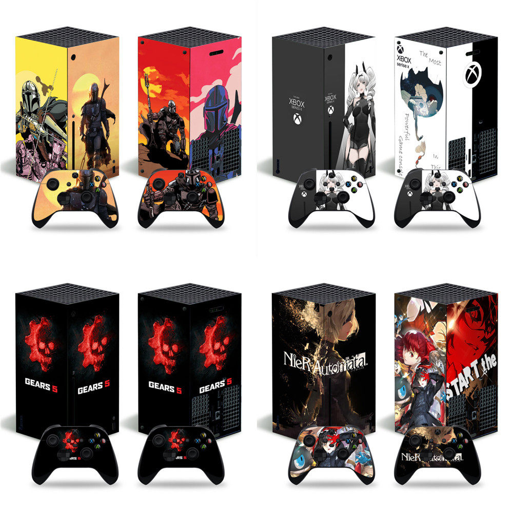 XBOX SERIES X游戏机全身贴纸  工厂直销彩贴 游戏人物 贴膜