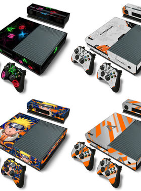 XBOX ONE竖版贴膜ONE X竖版贴纸机身贴竖版彩贴SKIN STICKER