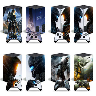 SERIES X游戏机全身彩贴 手柄贴纸 infinite XBOX 全身贴 halo