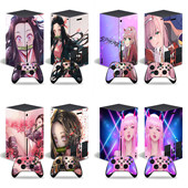 x卡通彩贴 炫酷 Skin XSX游戏机贴纸Series Sticker 动漫少女