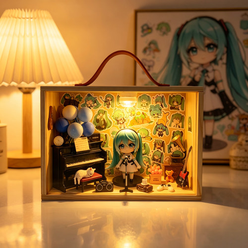 初音未来星月骑士系列盲盒情人节520生日礼物送闺蜜女友儿童创意