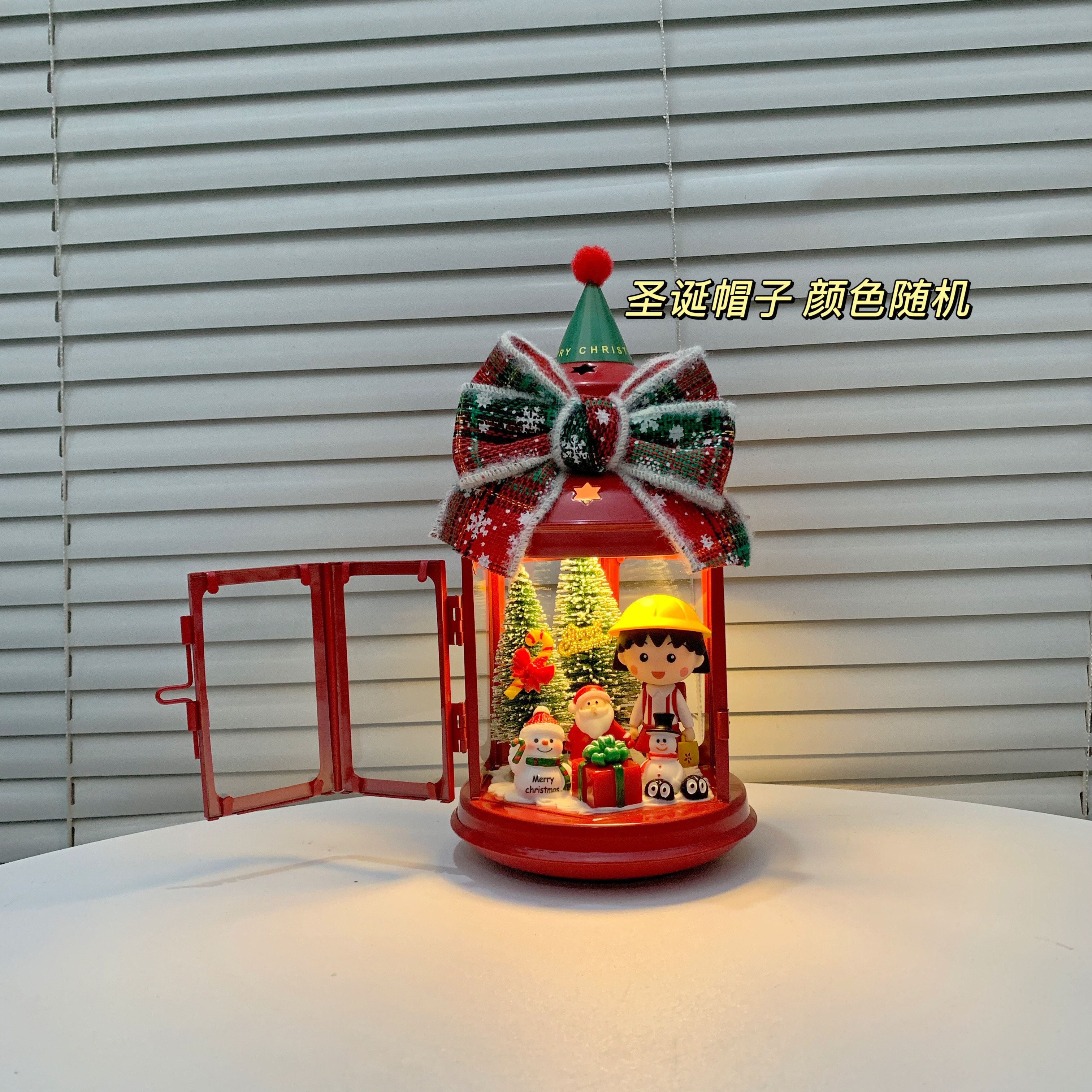 正版樱桃小丸子玩偶女孩小夜灯