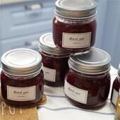 方圆果酱玻璃瓶辣椒酱蜂蜜柠檬膏密封罐耐高温龟苓膏瓶燕窝分装 瓶