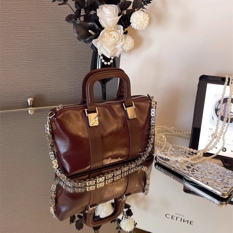 复古小众手提包女2025新款