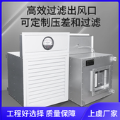 高效空气净化器PM2.5过滤风口H13新风段上虞产微压差百叶出风口