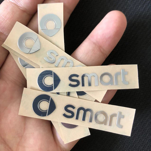 适用于smart精灵3D立体金属车标贴字母贴车外饰改装装饰用品大全