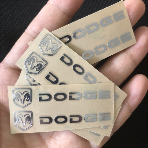 适用道奇酷威酷博RMA公羊长角号汽车个性装饰创意金属标贴随意贴