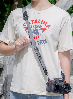 相机肩带快拆斜挎减压适用佳能尼康索尼松下单反挂绳微单肩带挂脖