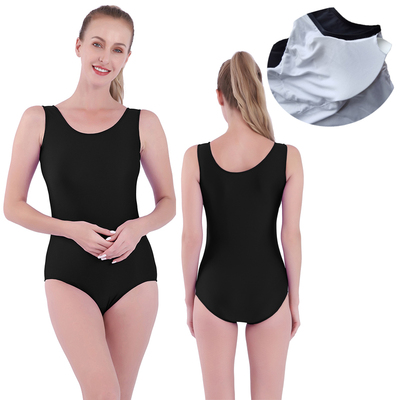背心连体式泳衣保守运动leotard 断码 清仓