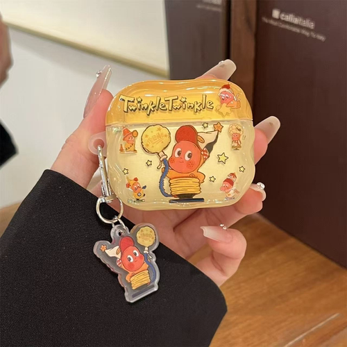 趣味星星人适用苹果AirPodspro3代耳机保护套AirPodspro2代软壳AirPods4代保护壳AirPods3代防摔1/2代保护壳