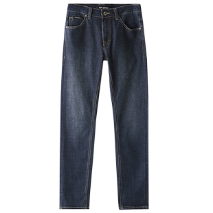 小魔鱼男牛仔裤直筒宽松夏秋冬款商务休闲百搭高弹力直角大码裤子