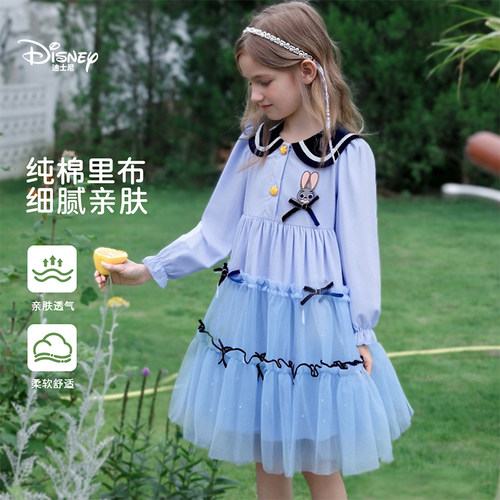 迪士尼童装女童连衣裙