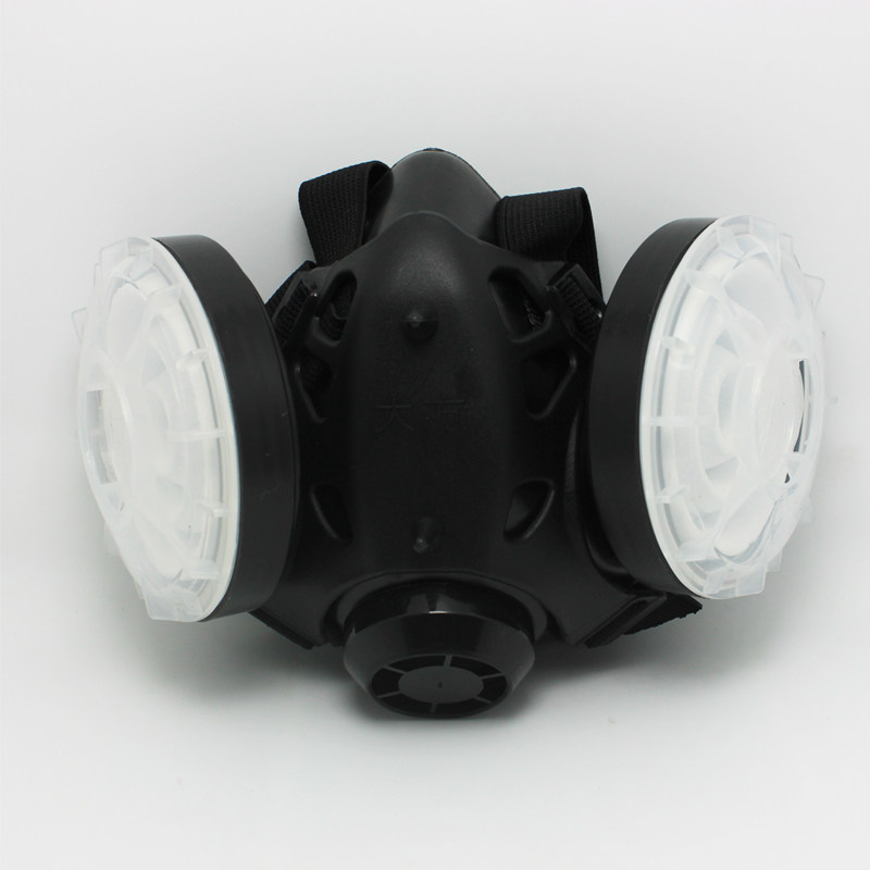 Dual tank dustproof Mask Spiral Filter cotton Dust pm2.5 polish Spray paint protect welding Haze Mask Half Maskin the Home Daily , Protective Equipment , Masks  category - from Buy2taobao.com to provide professional Taobao agent buy service