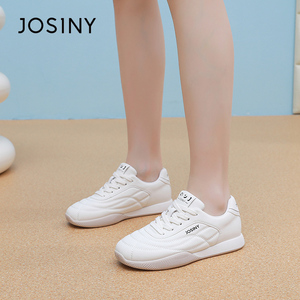 卓诗尼2026春季新款休闲板鞋时尚舒适运动小白鞋潮流百搭德训鞋女