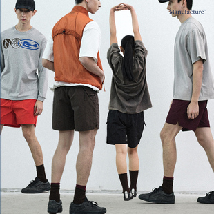 MANUFACTURE 尼龙运动短裤