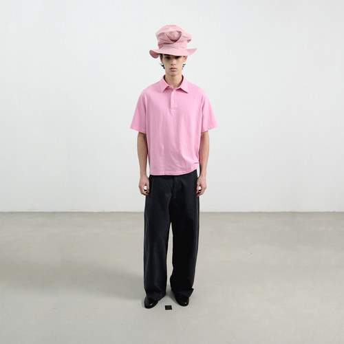 MANUFACTURE 水洗短袖POLO衫