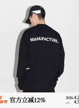 MANUFACTURE TEAM UNIFORM LOGO长袖T恤
